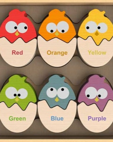 Color N Eggs Bilingual Puzzle
