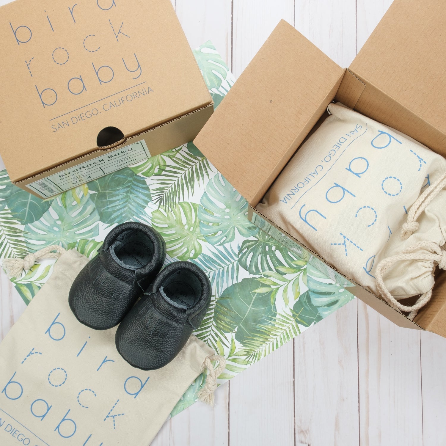 Black Baby Moccasins Baby Moccasins BirdRock Baby   