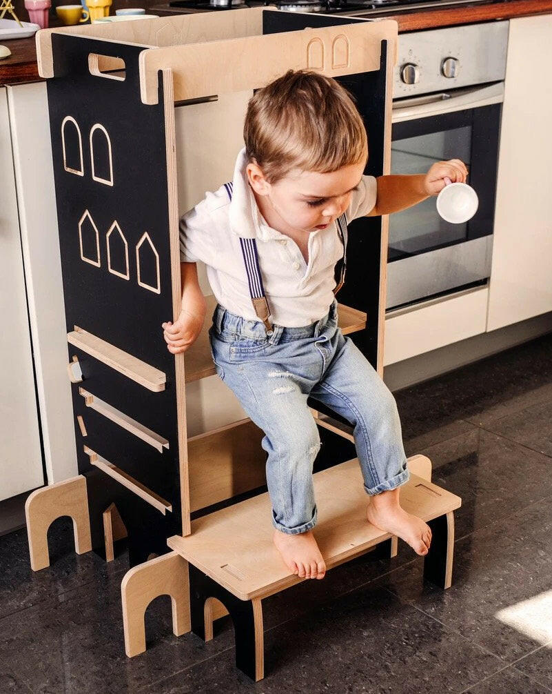 My Mini Kitchen Helper - 3 in 1 Playroom Furniture myminihome   