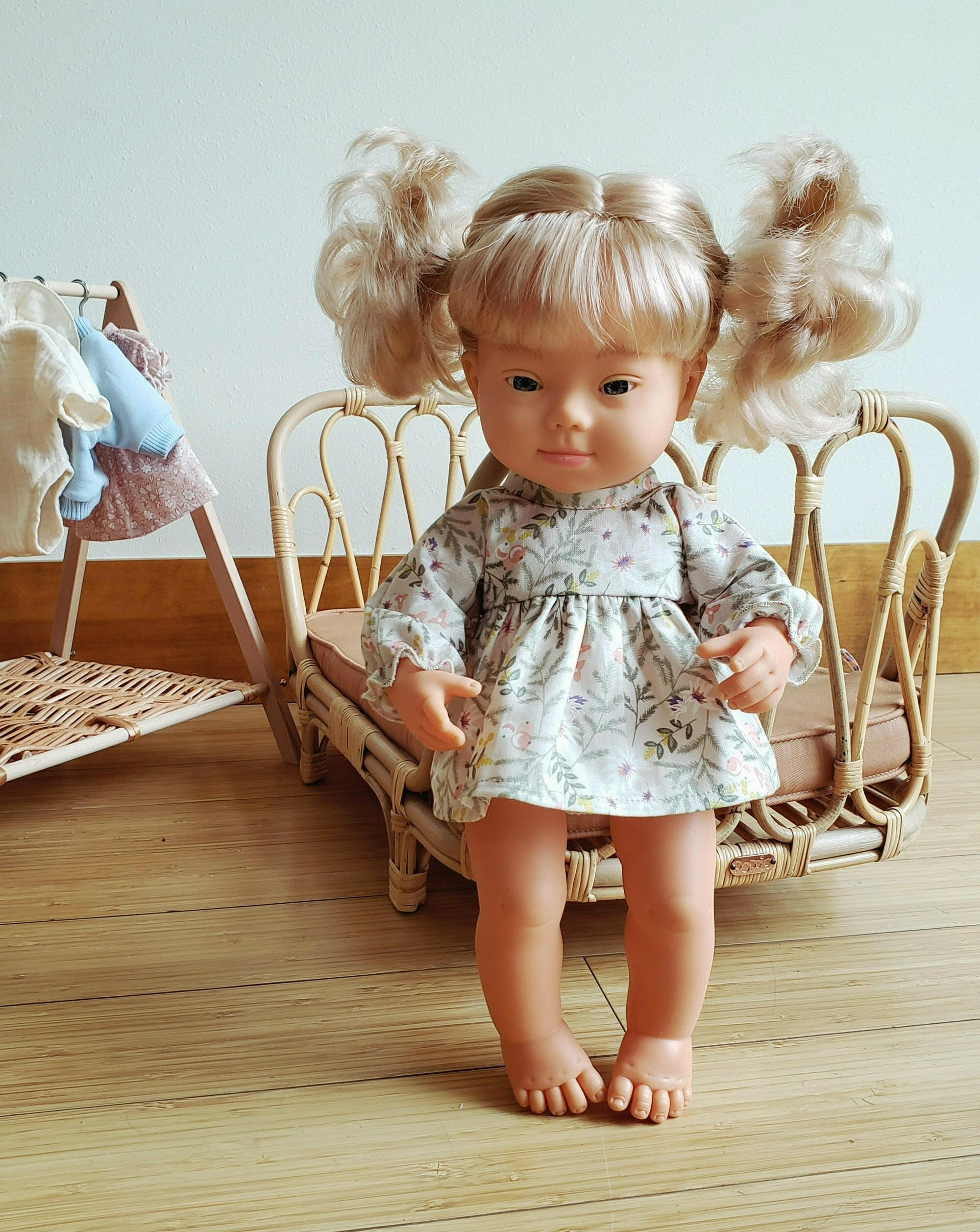 Baby Doll Girl with Down Syndrome - Ruby Dolls Miniland   