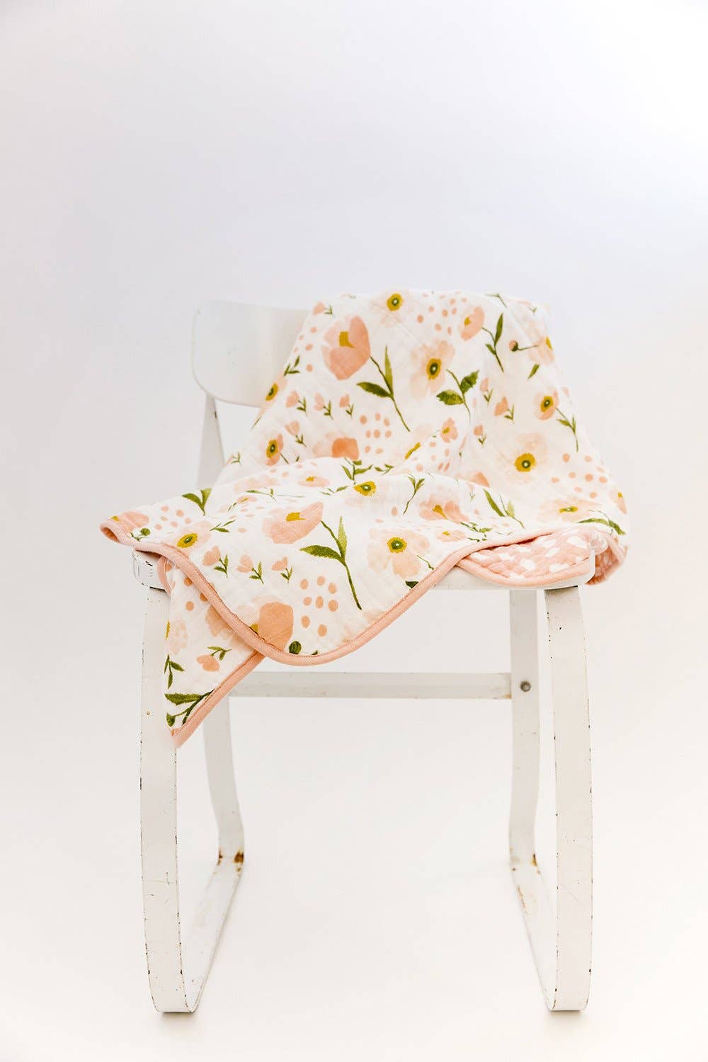 Blush Bloom Reversible Quilt Baby Essentials Clementine Kids   