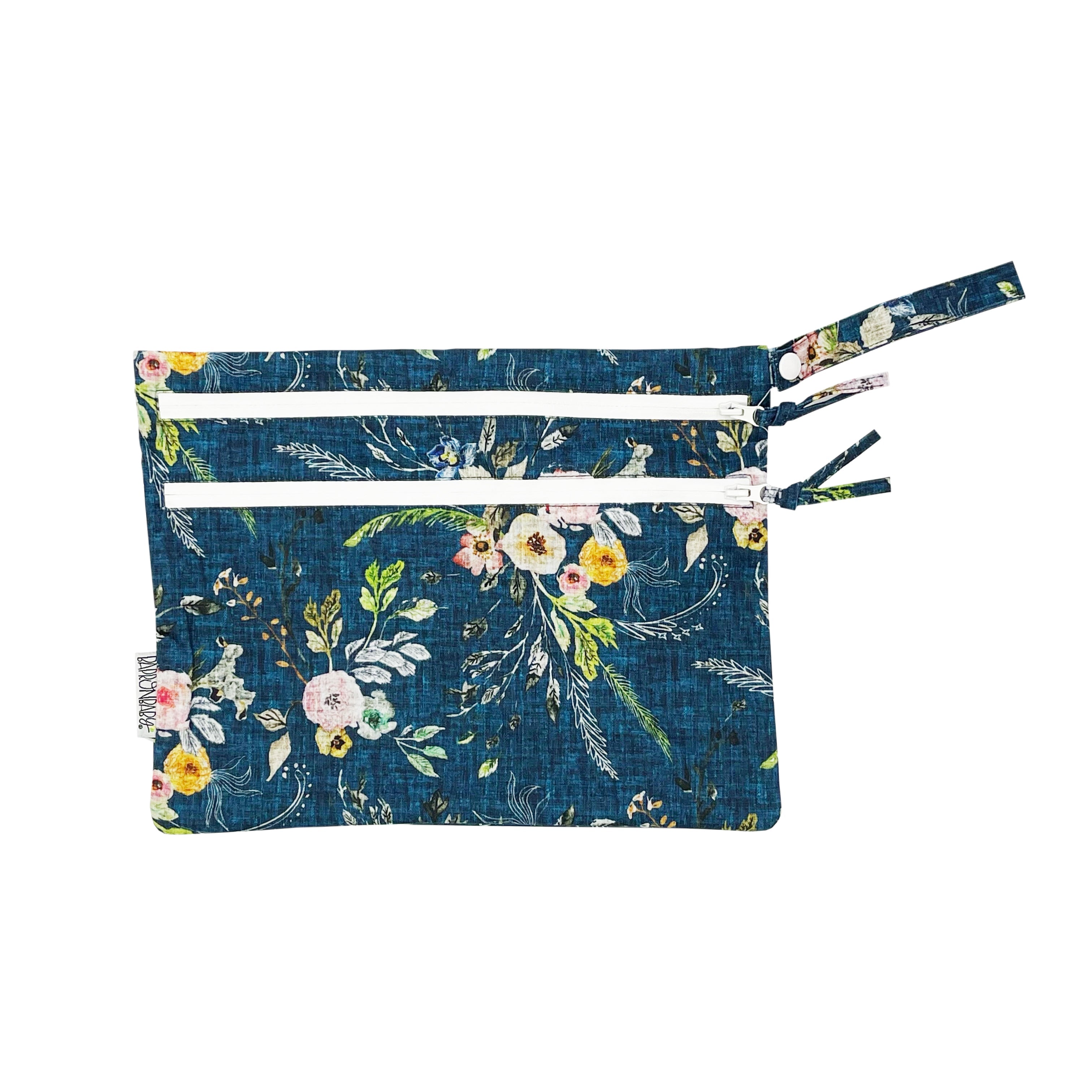 Boho Floral - Waterproof Wet Bag (For mealtime, on-the-go, and more!)  BapronBaby   