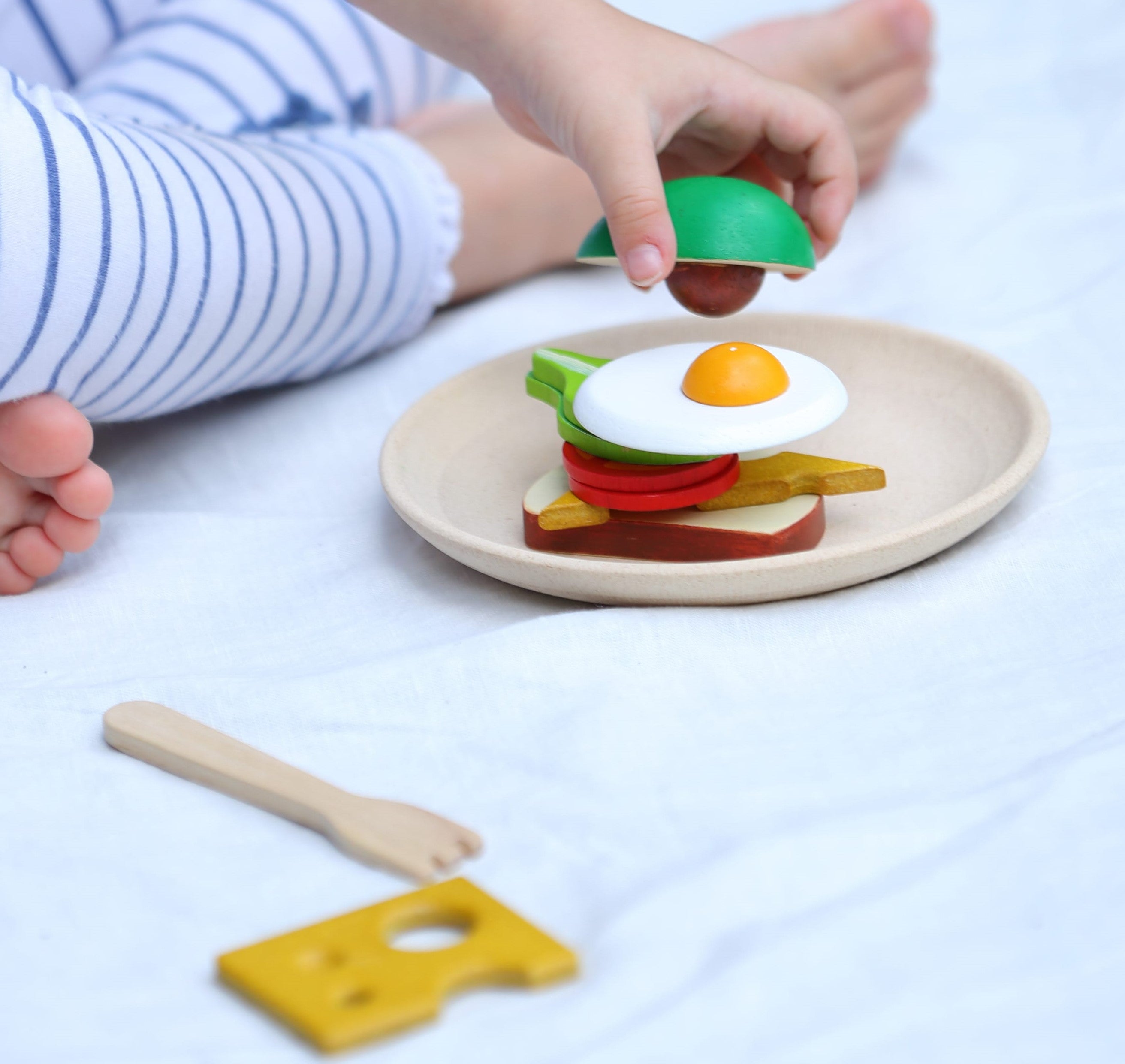 Breakfast Bowl Set Play Food PlanToys   