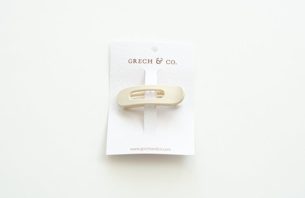 Grip Clips Recycled Plastic Hair Accessories Grech & Co. Buff  