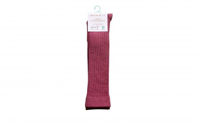 Organic Cotton Knee High Socks - Burlwood Socks Grech & Co.   