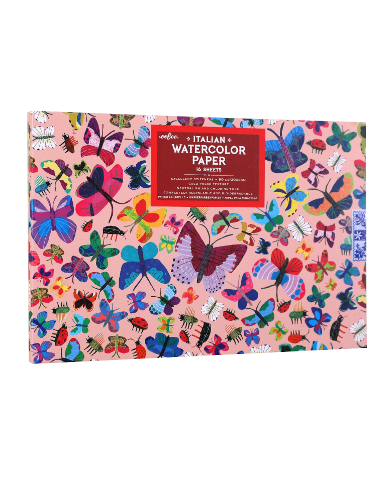 Butterflies Watercolor Pad Arts & Crafts eeboo   