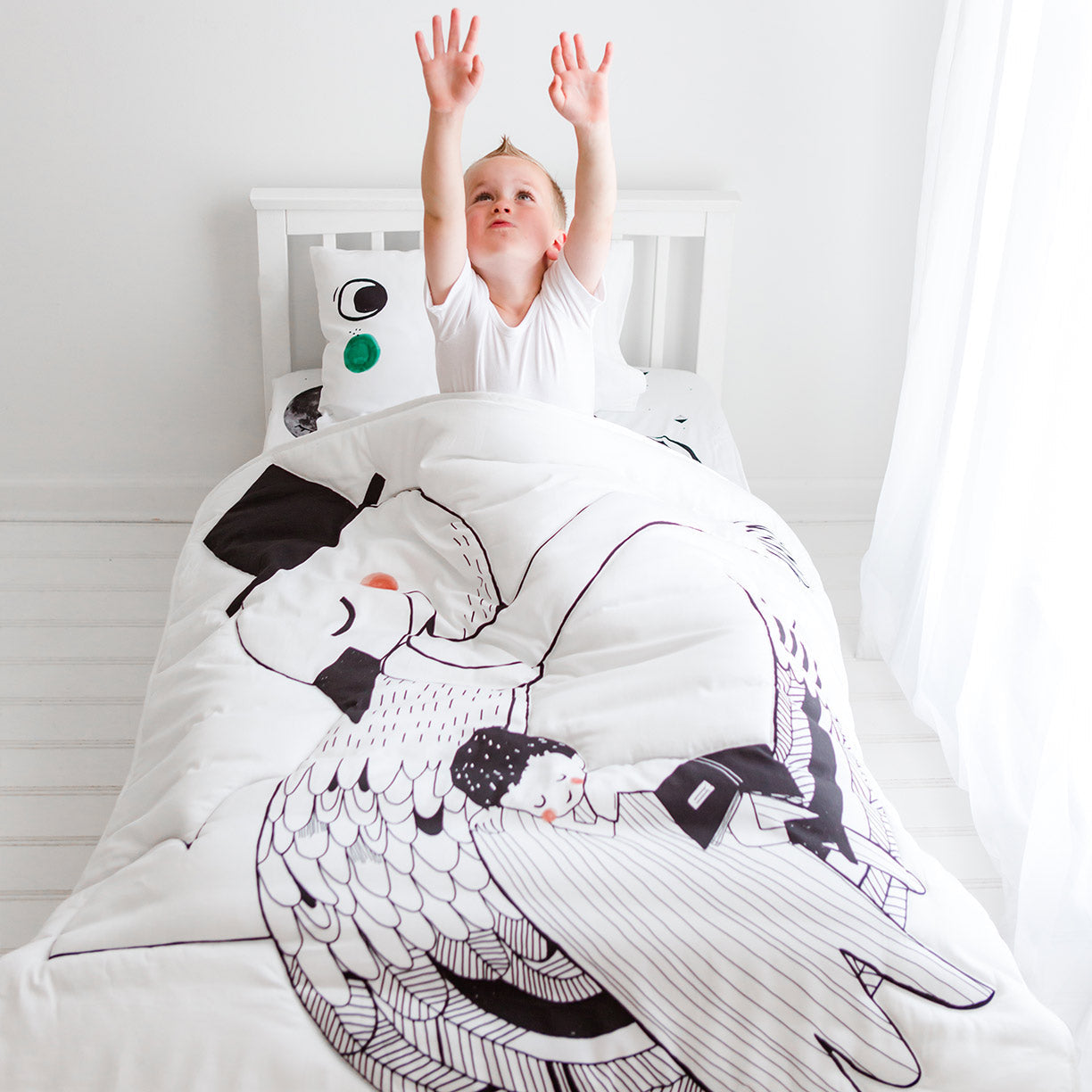 Swan Toddler Comforter Toddler Comforter Rookie Humans   