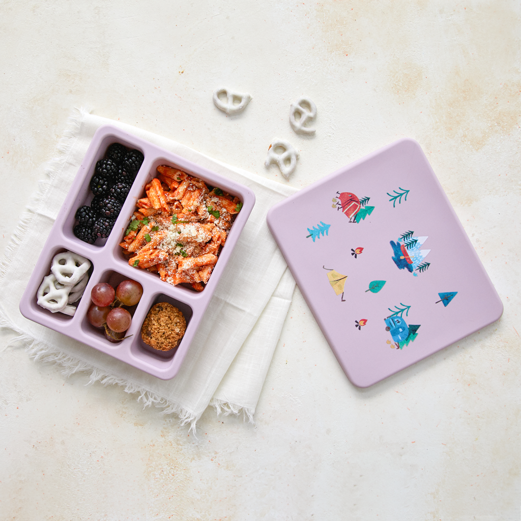 Silicone Bento Box Camper Violet  Austin Baby Collection   