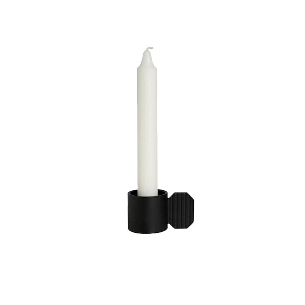 Art Candleholder - Hexagon - Black  OYOY   