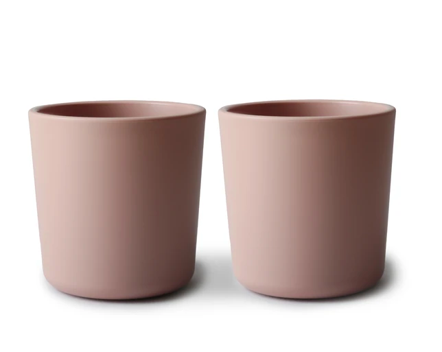 Dinnerware Cup - Set of 2 -Blush feeding Mushie   