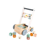 Janod Sweet Cocoon Cart with ABC Blocks | baby walker