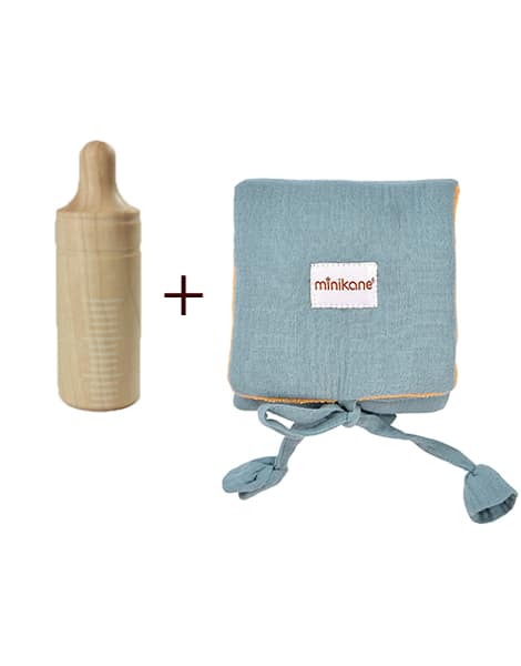 Minikane Changing Mat  & Baby Bottle Set Doll Clothing Minikane   