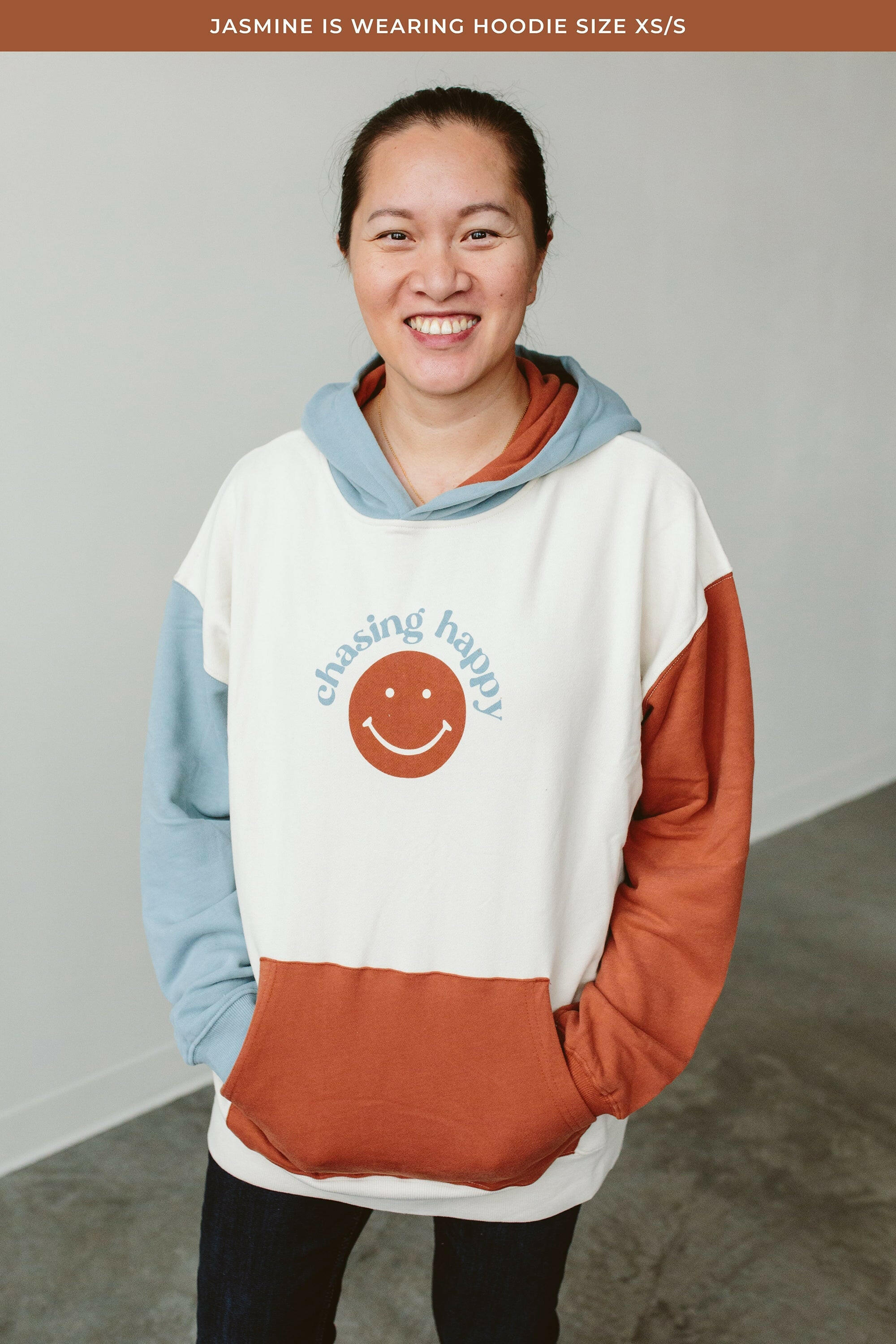 ADULT HOODIE | CHASING HAPPY womens apparel goumikids   