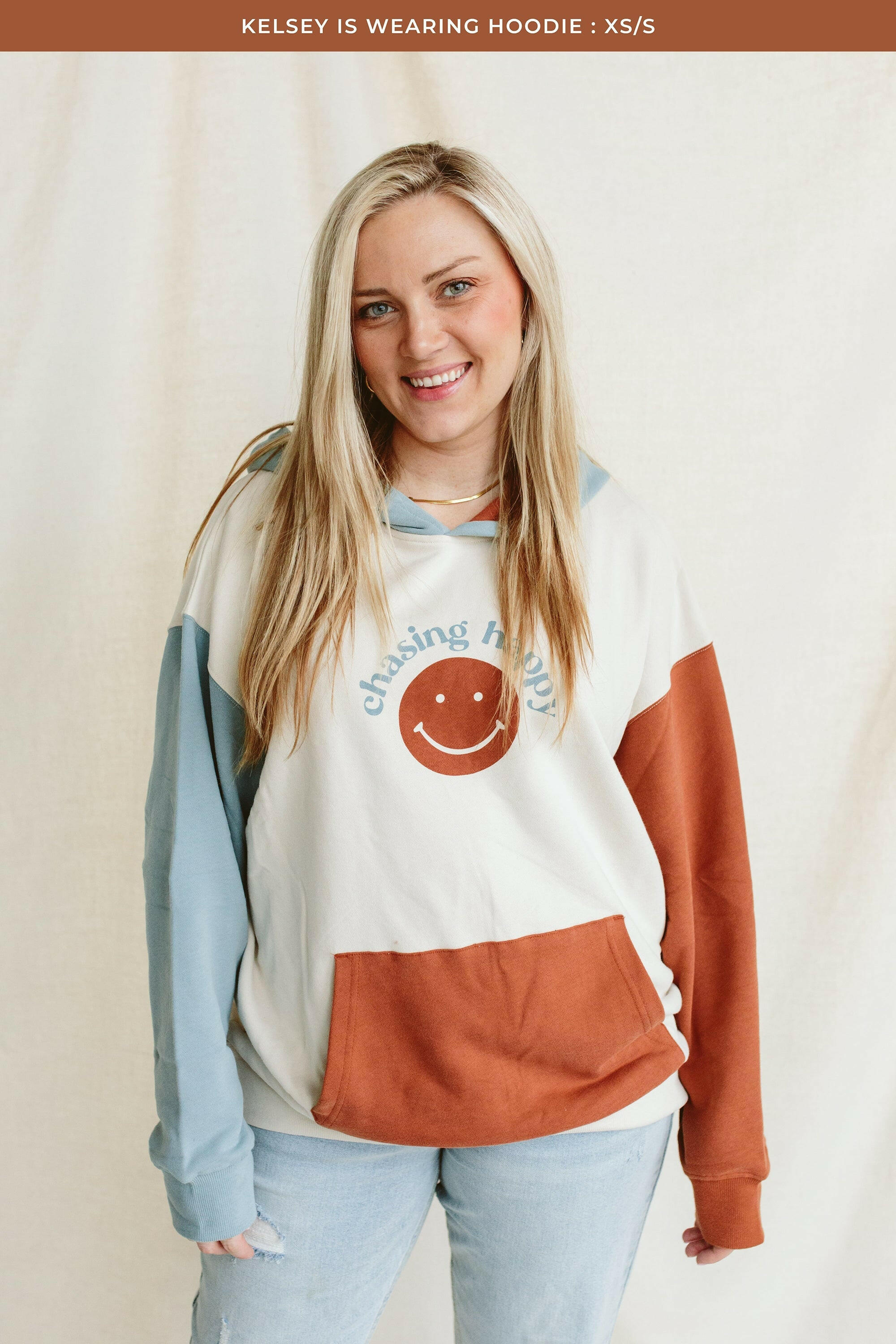 ADULT HOODIE | CHASING HAPPY womens apparel goumikids   