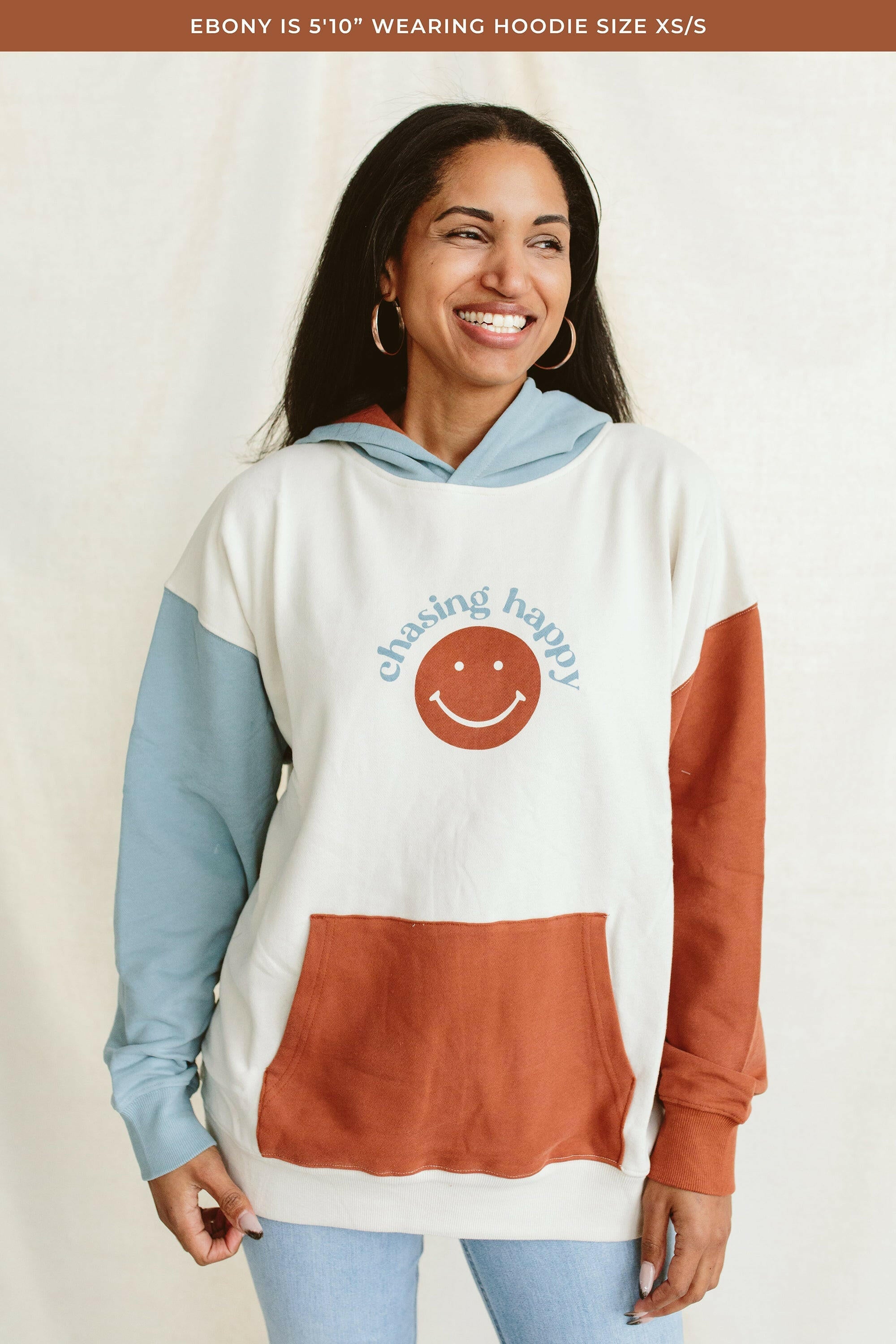 ADULT HOODIE | CHASING HAPPY womens apparel goumikids   