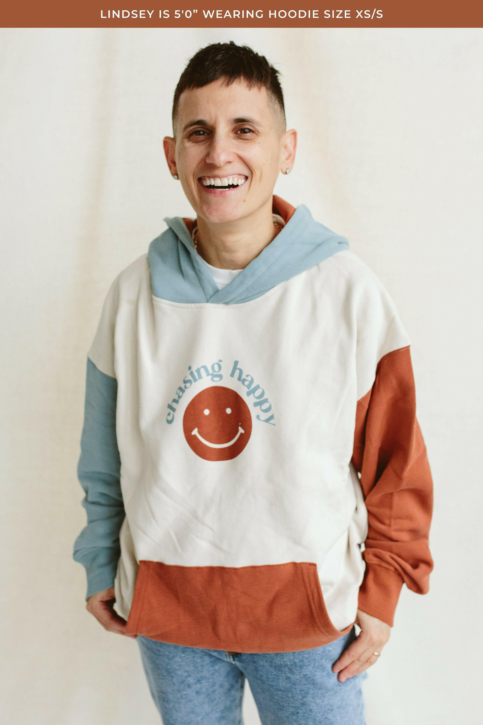 ADULT HOODIE | CHASING HAPPY womens apparel goumikids   