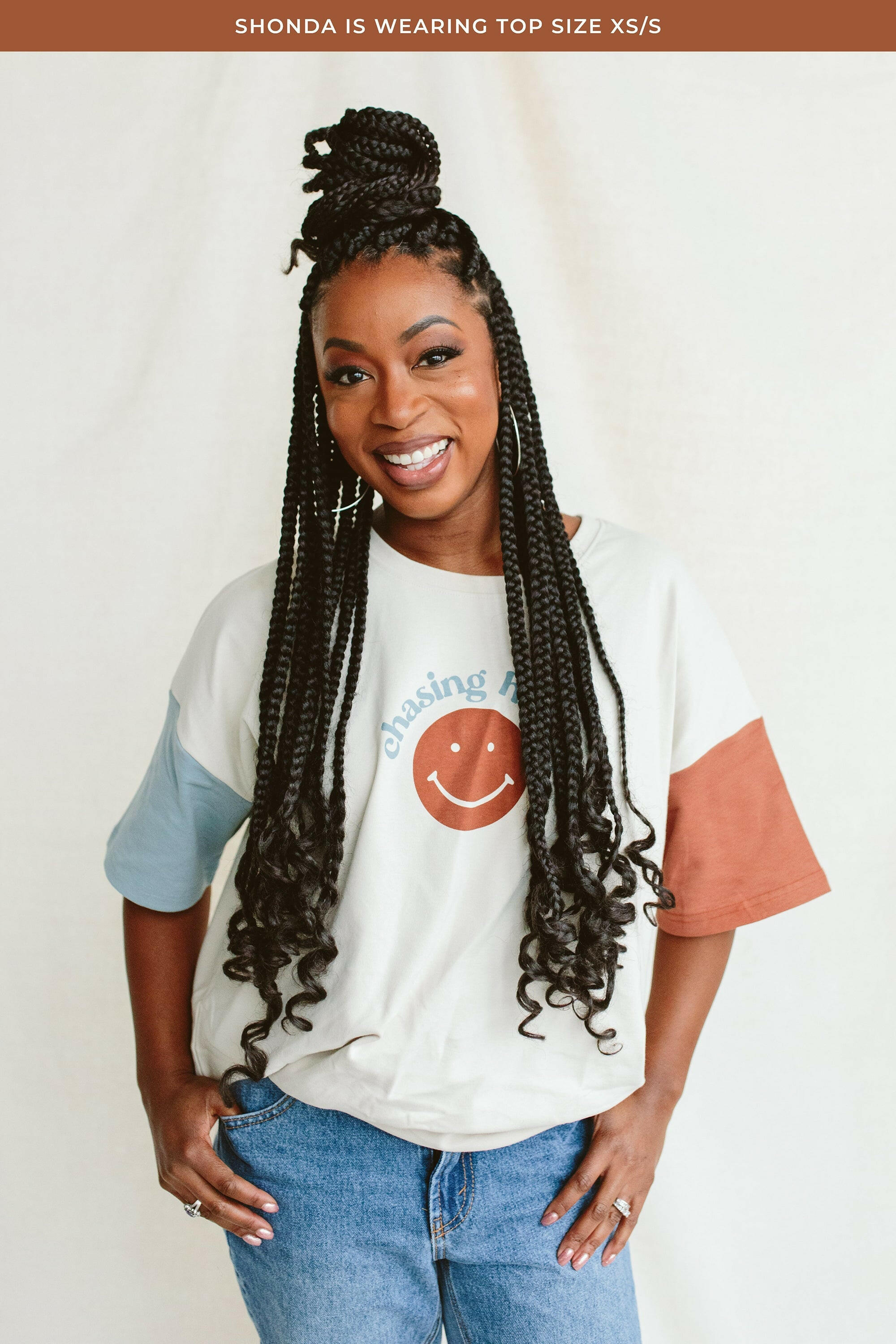 PARENT TEE | CHASING HAPPY womens apparel goumikids   
