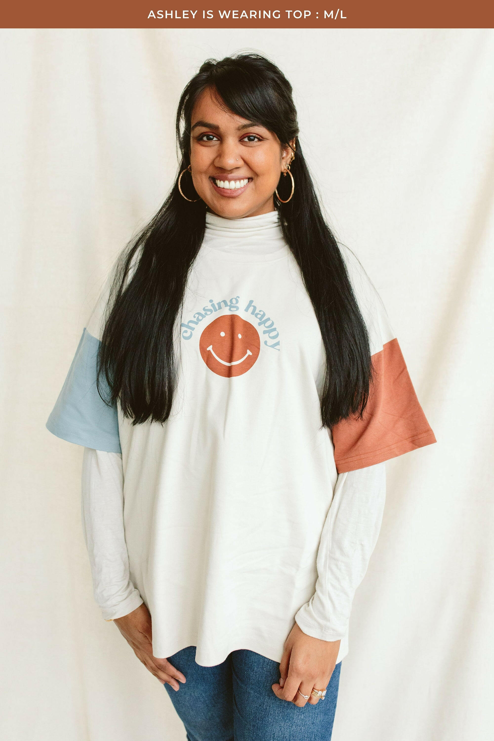 PARENT TEE | CHASING HAPPY womens apparel goumikids   
