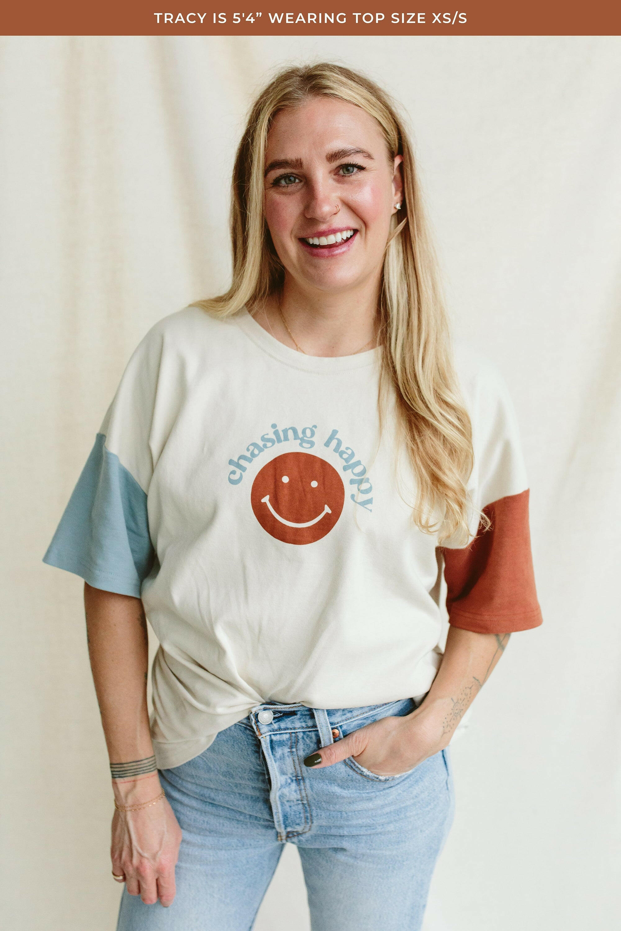 PARENT TEE | CHASING HAPPY womens apparel goumikids   