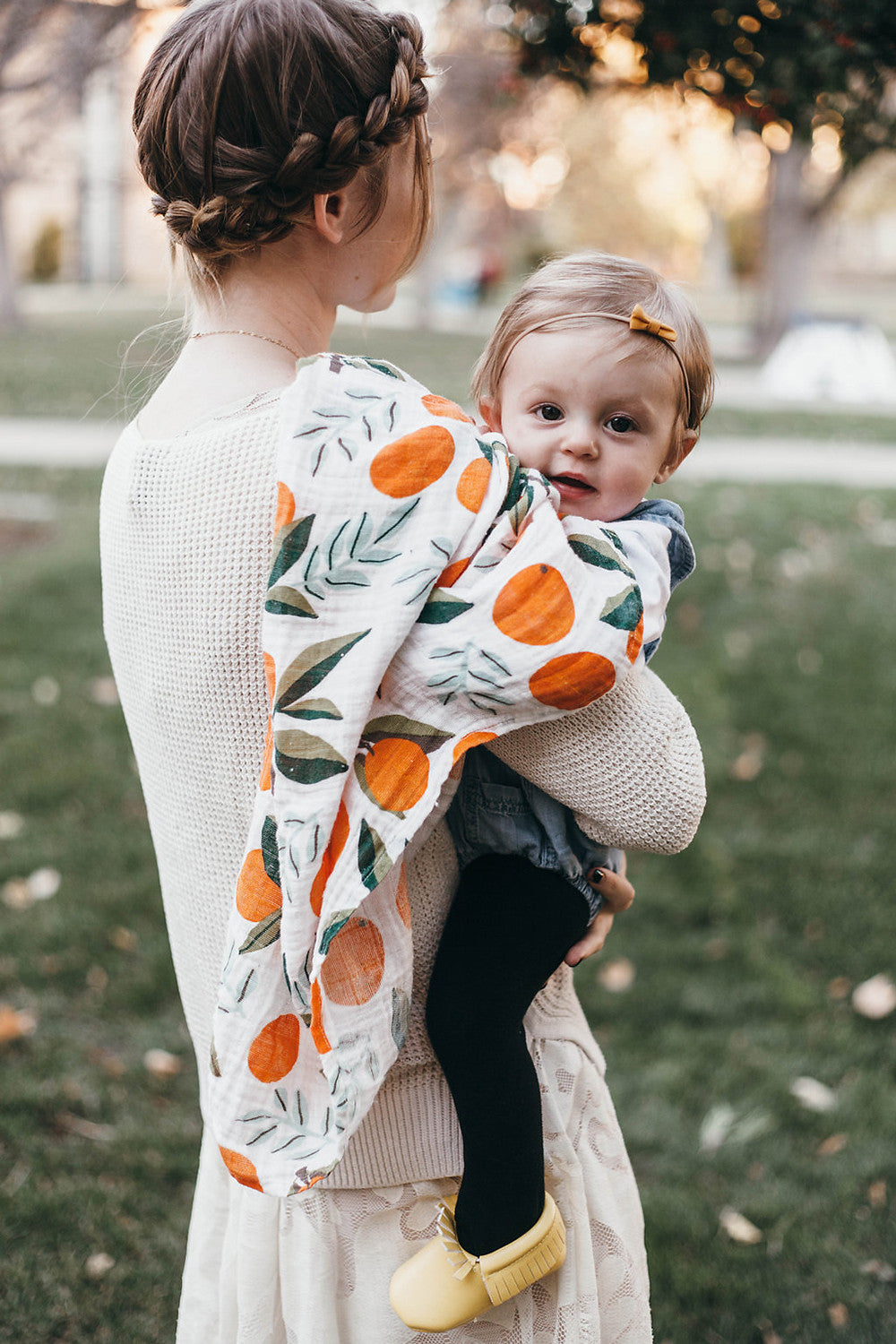 Clementine Swaddle Swaddles Clementine Kids   