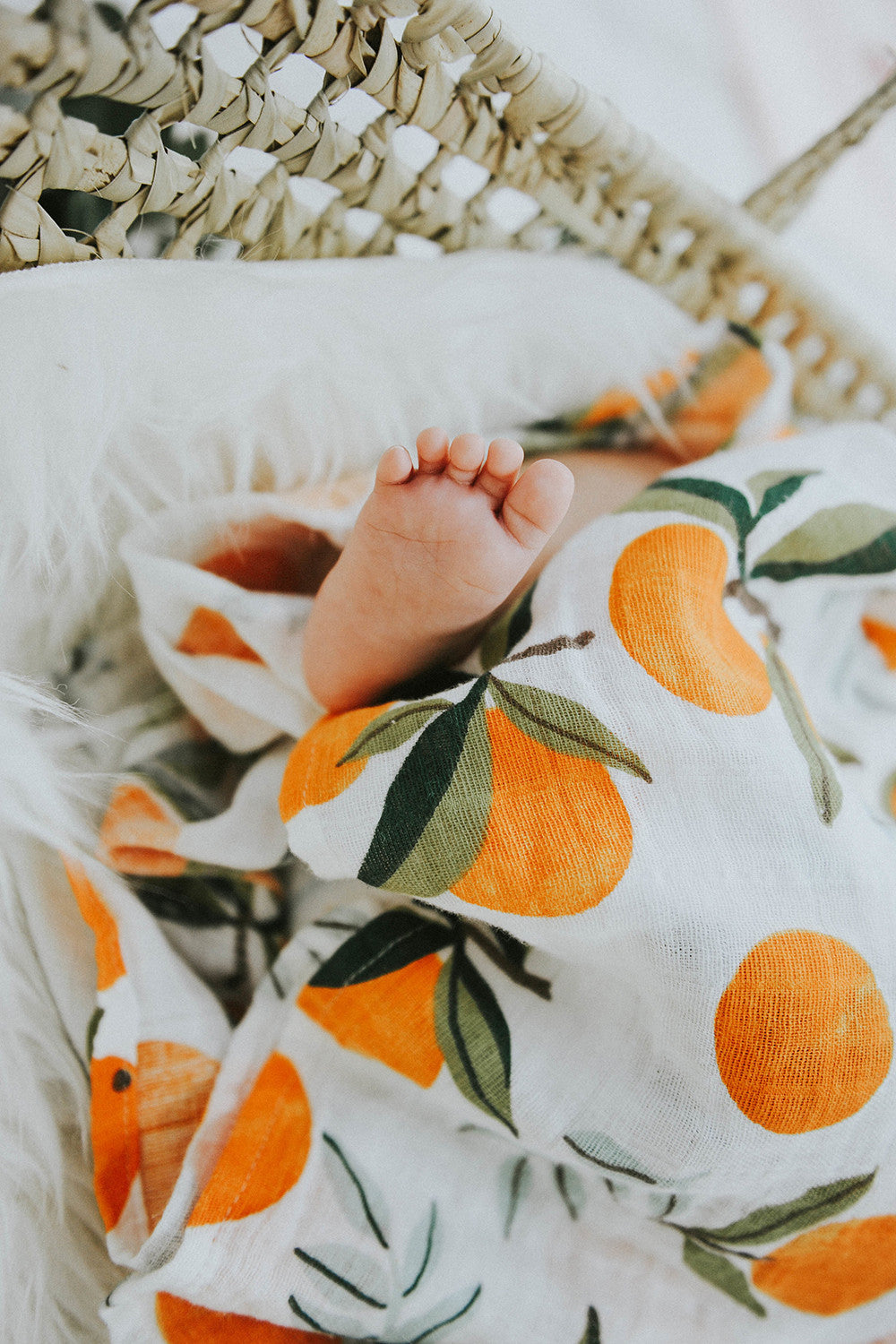 Clementine Swaddle Swaddles Clementine Kids   