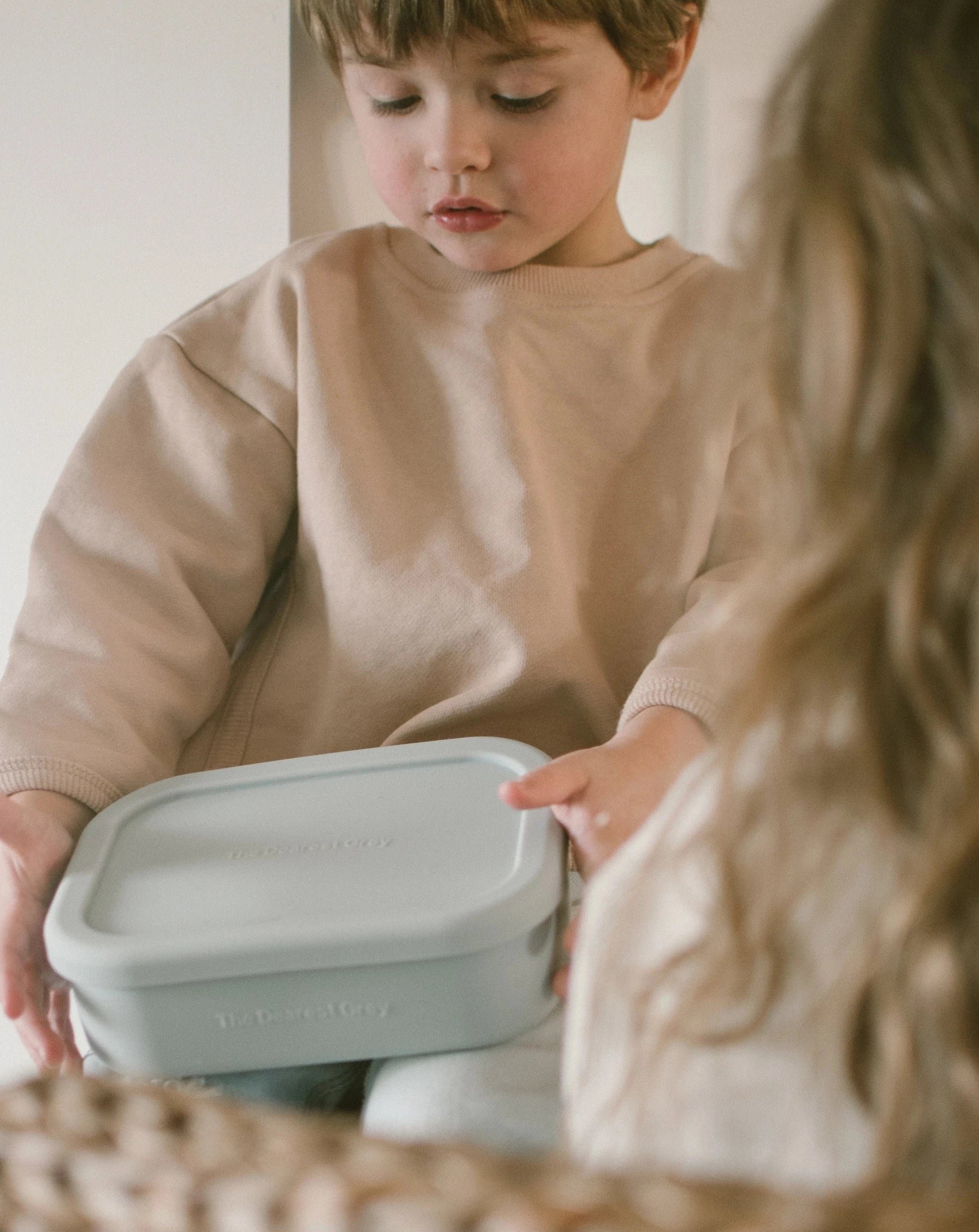 Silicone Bento Box Feeding The Dearest Grey Cloud  