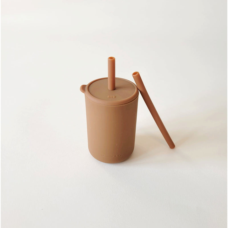 Minito Co Cocoa Tall Straw Cup