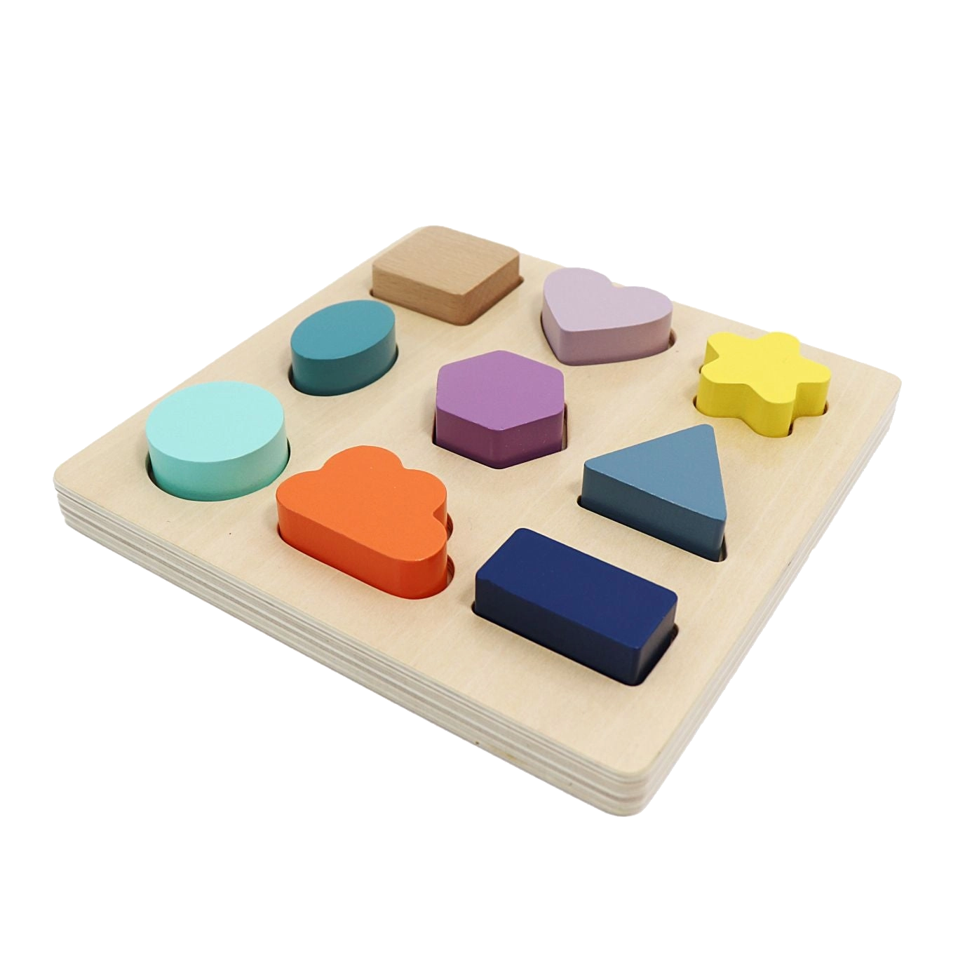 Color & Shape Sorter Sorting & Stacking Toys Leo & Friends   