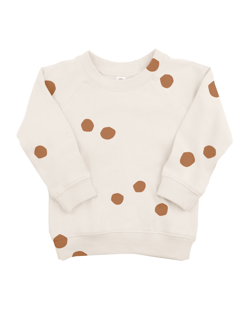 Colored Organic Portland Pullover Pom Amber Traveling Fall Winter Playtime Outdoors Indoors Toddler Infant Kids