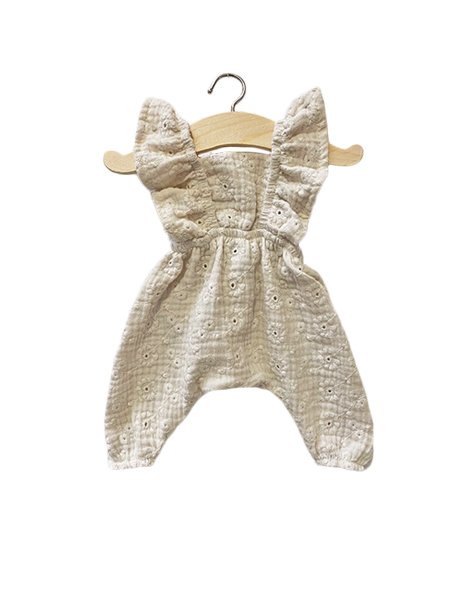 Minikane Doll Flutter Sleeve Maya Jumpsuit -Embroidered