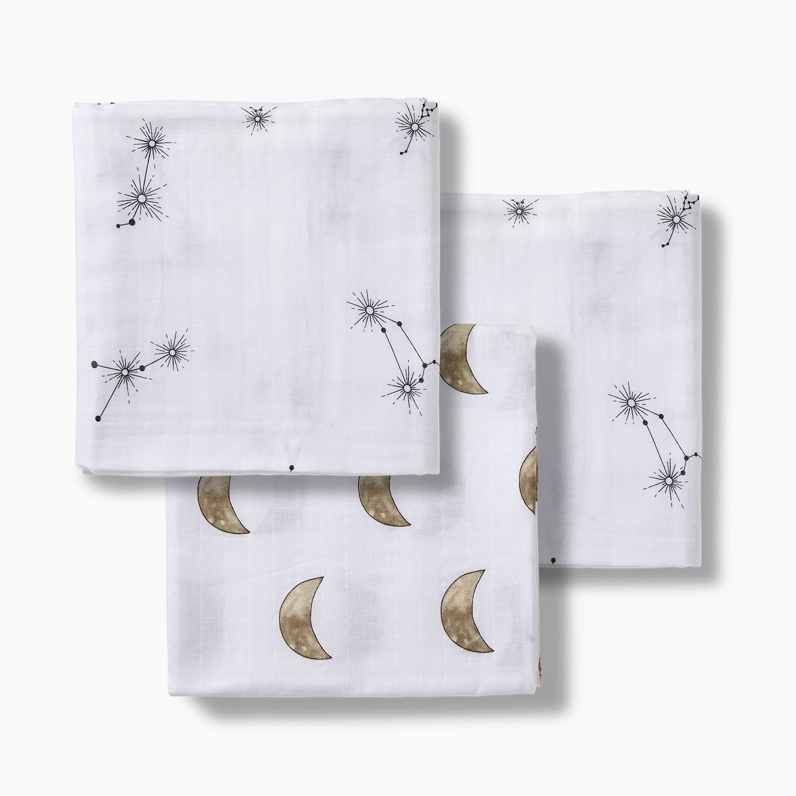 3-pack mix & match swaddle blanket SWADDLE BLANKET Moonjax® moon constellation constellation