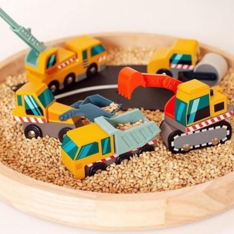 Construction Site Kids Toys Tender Leaf   