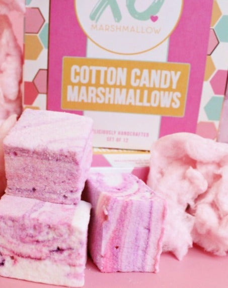 Cotton Candy Marshmallows Valentines XO Marshmallow   