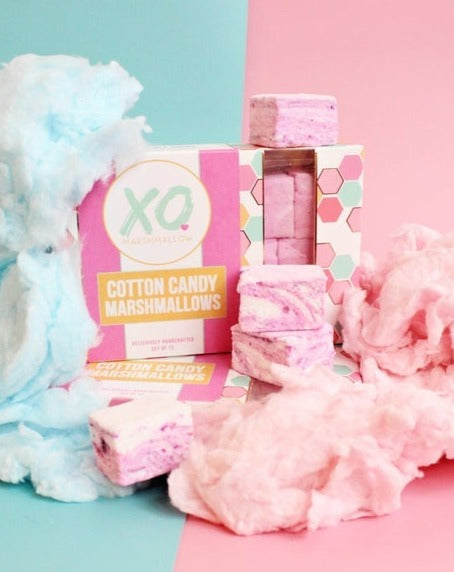 Cotton Candy Marshmallows Valentines XO Marshmallow   