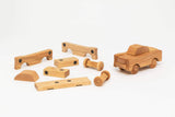Magnetic wooden car Puzzle