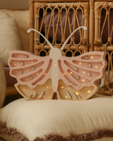 Little Lights Butterfly Lamp Daisy Blue Honey Rose Strawberry Cream Playroom Bedroom Decor Lighting Bedtime Lamp