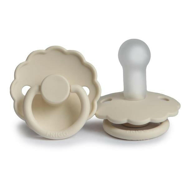 Frigg  Daisy Silicone Pacifier - Cream Baby Essentials Mushie 6-18 months  