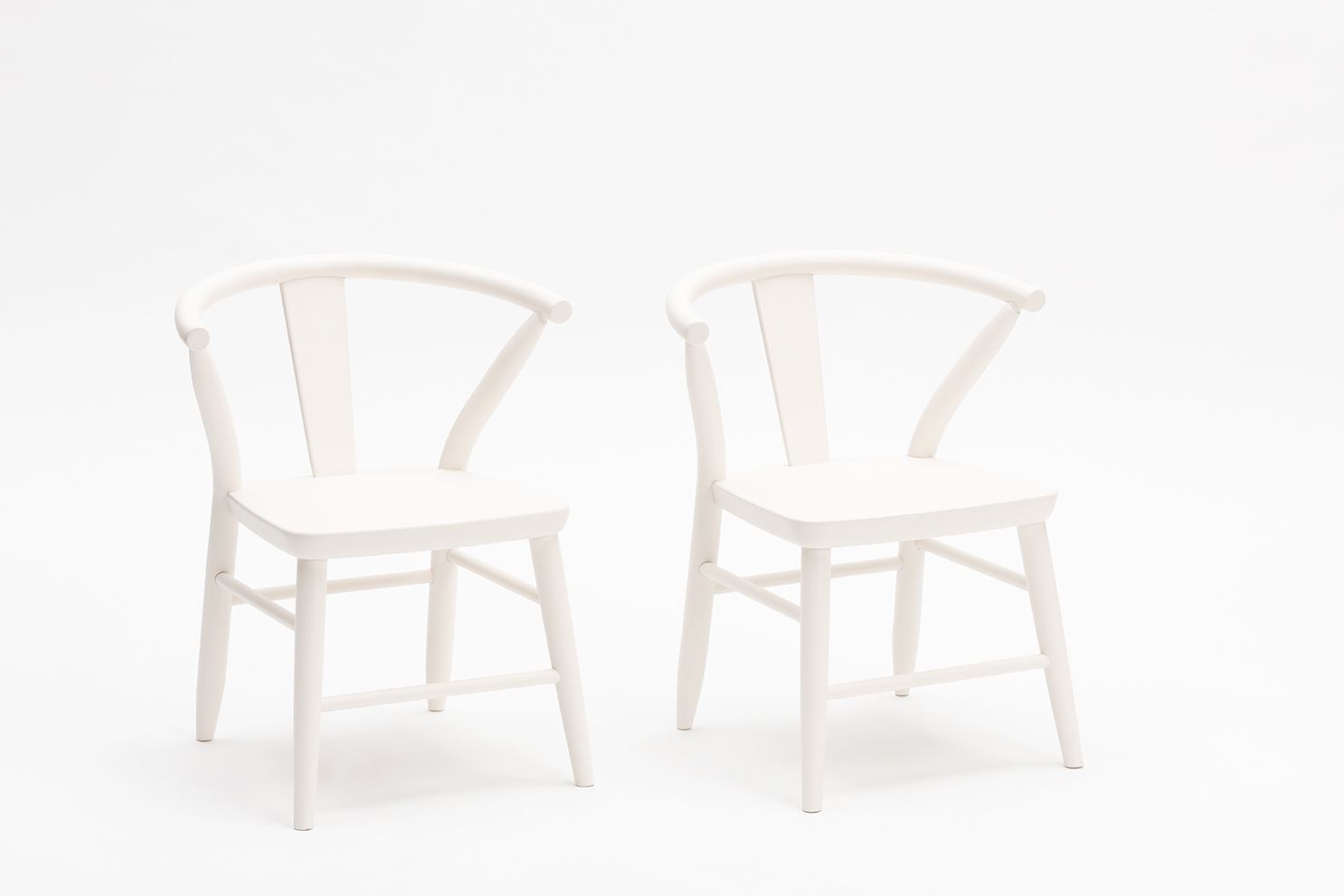 Crescent Chairs - Pair - White Kids Toys Milton & Goose White  