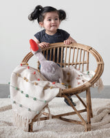 Hand-Woven Rattan Chair -Natural