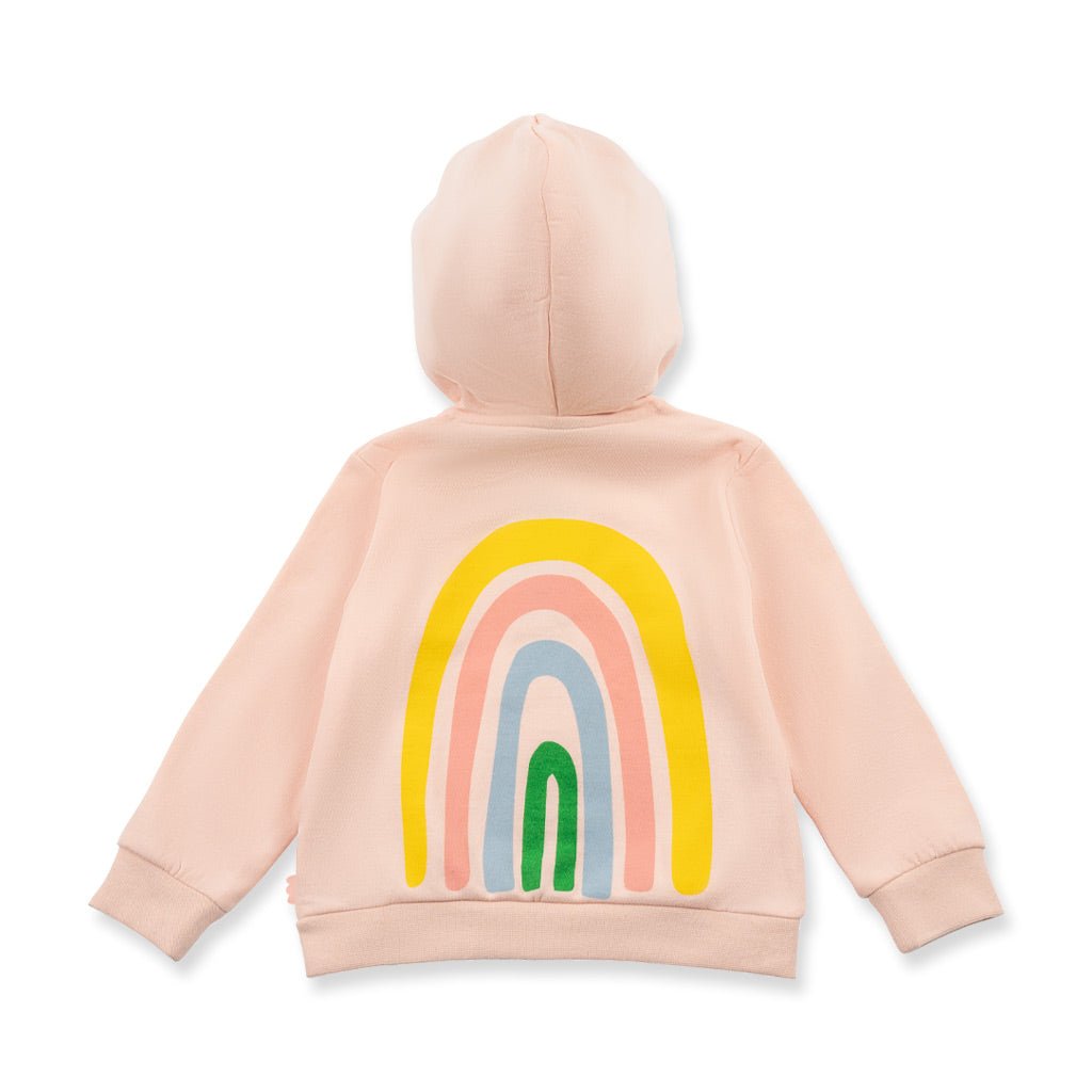 Rainbow Baby Zipper Hoodie Hoodie Mon Coeur   