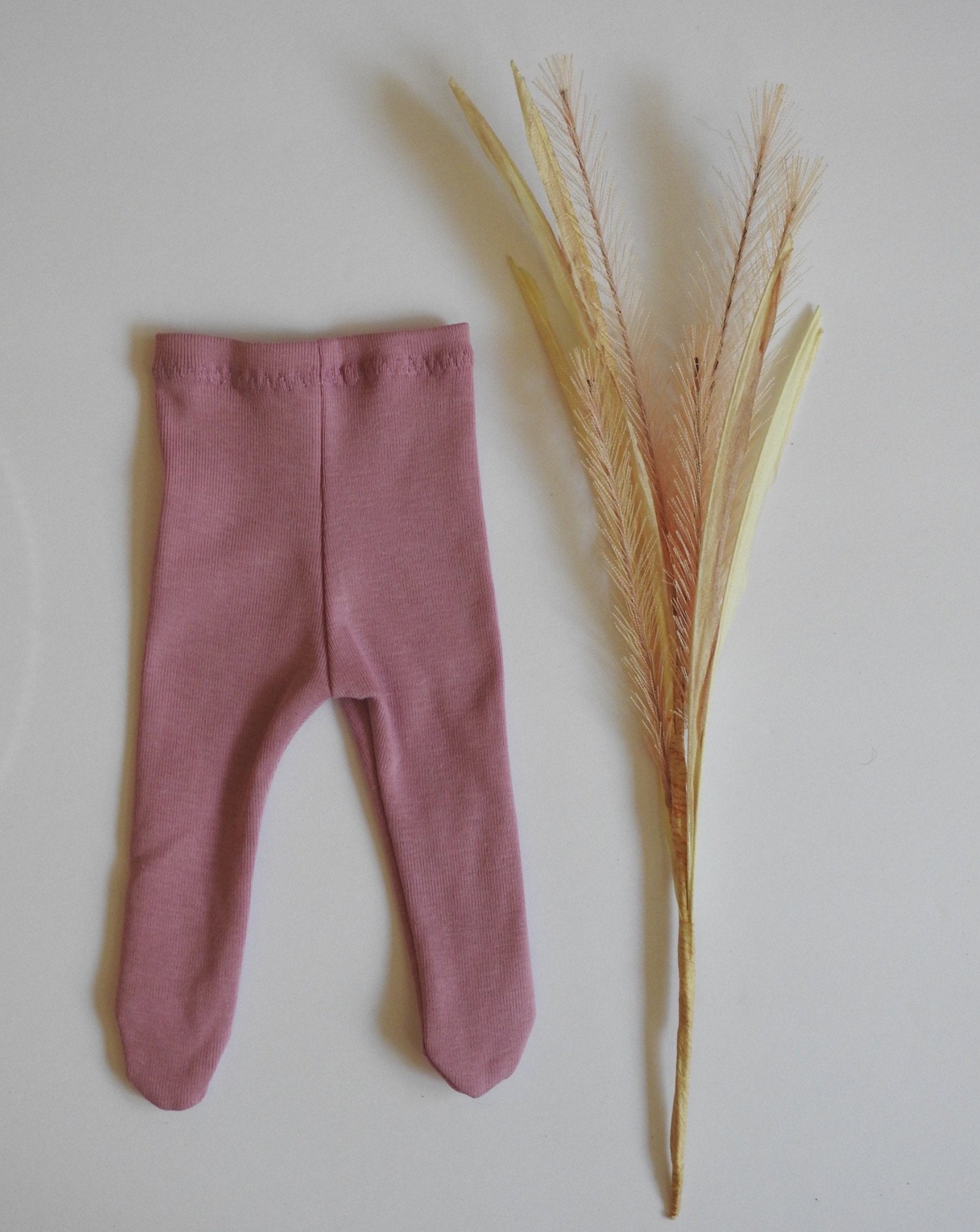 Doll tights Doll Clothing Little Wonder & Co. Mauve  