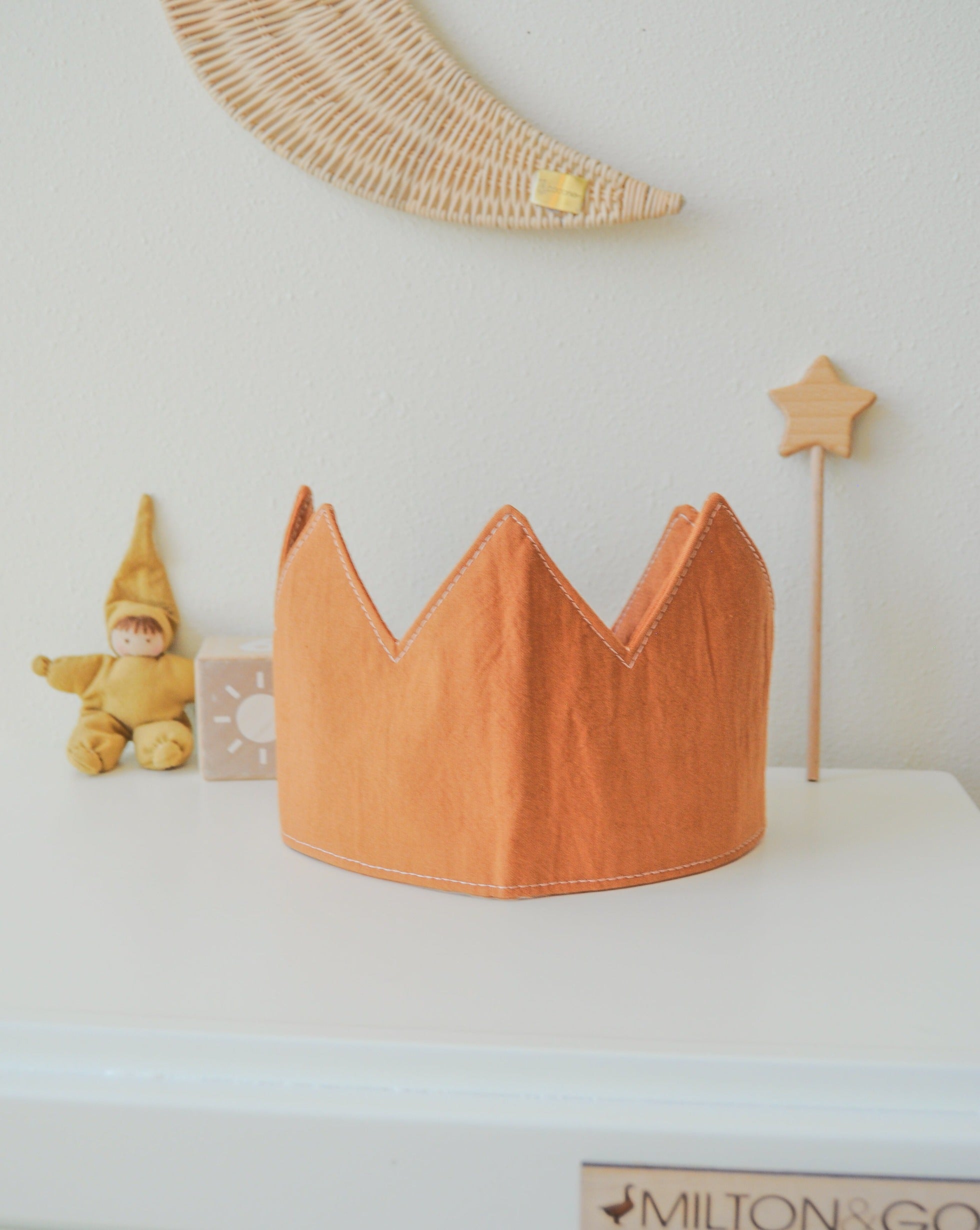 Organic Crown Costume Hats Little Wonder & Co.   