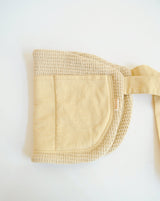 Little Wonder Co Organic Knitted Utility Tool Belt Treasures Tools Fixer Upper Adventurer On the Go Fixing Terracotta Cream Yarn Knitted Cotton