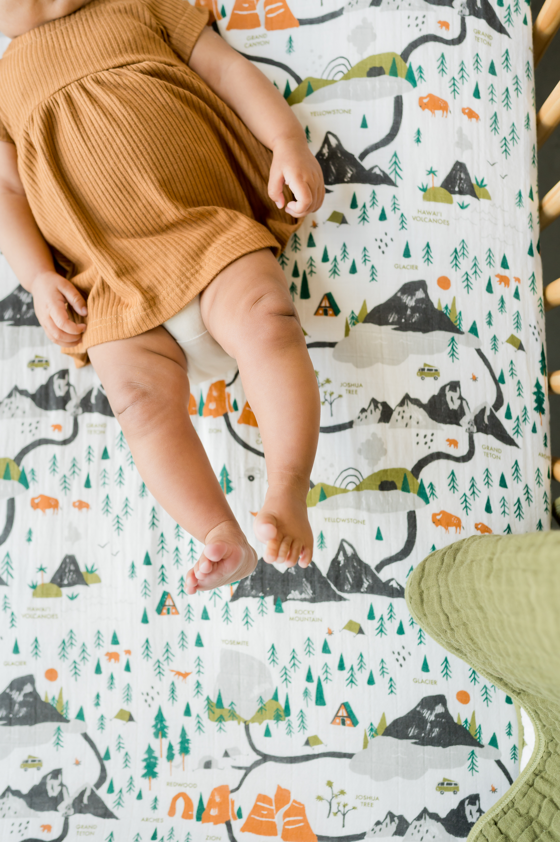 National Parks Crib Sheet Crib Sheets Clementine Kids   