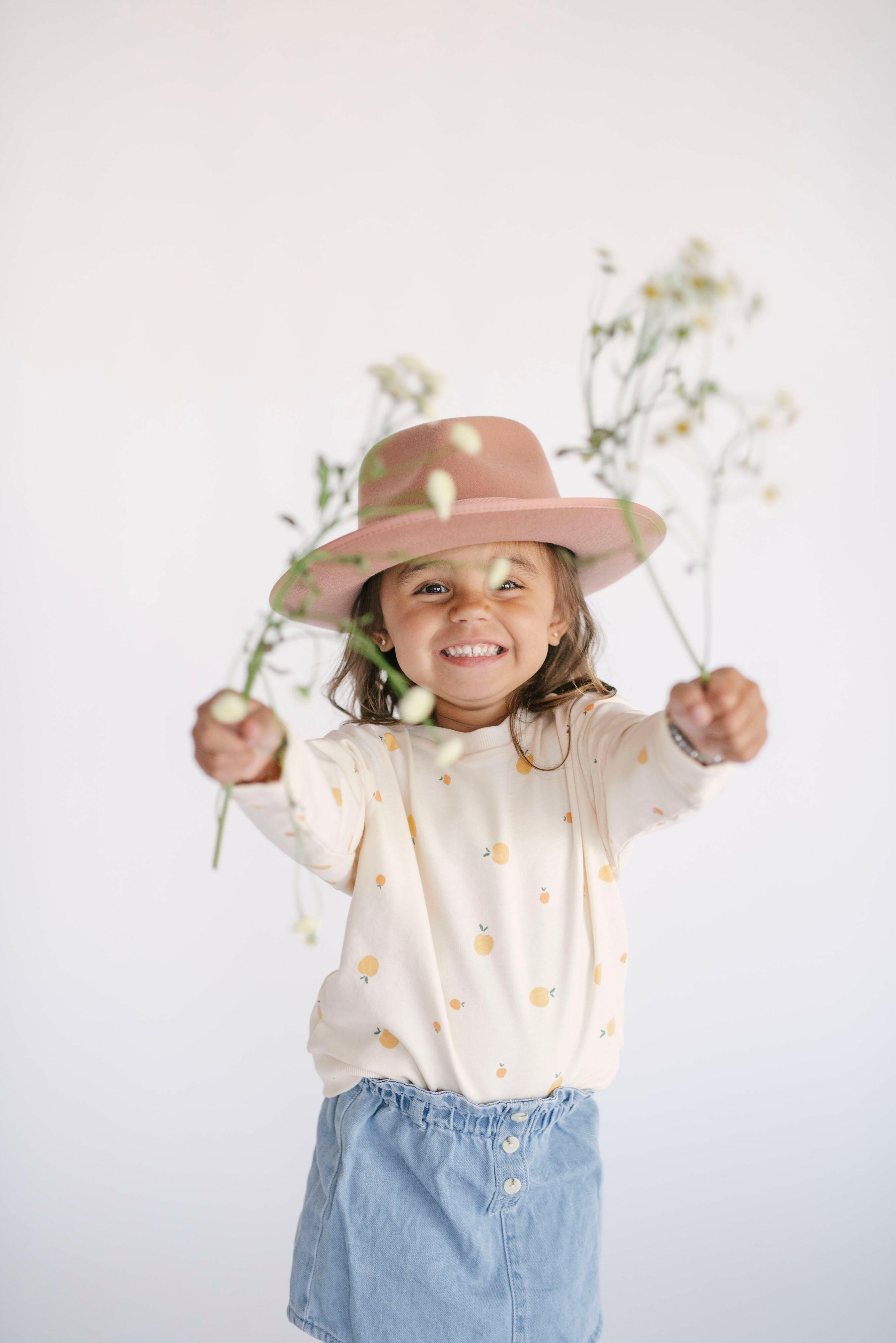 Peachy Keen Kid's Pullover Kids Polished Prints   