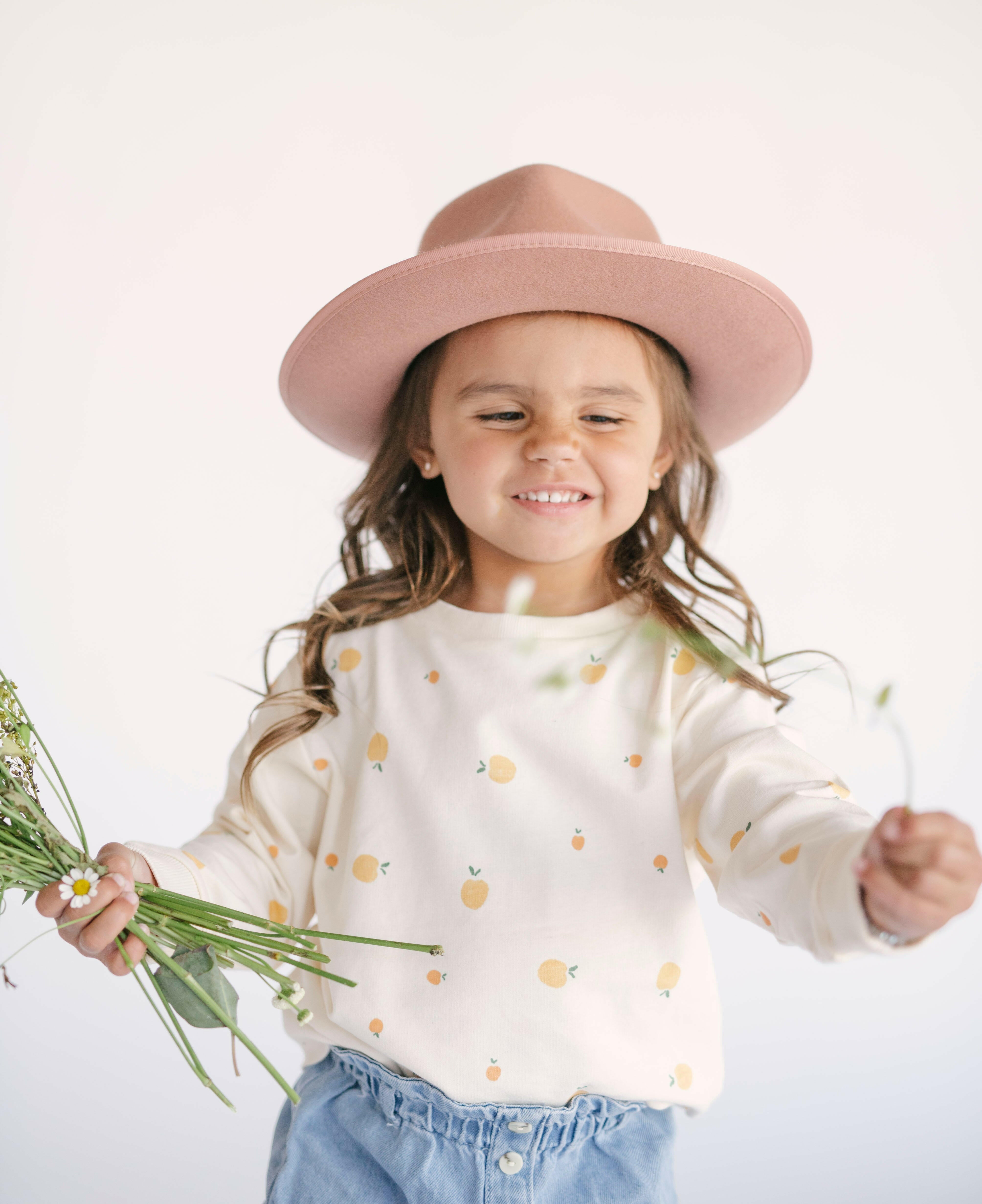 Peachy Keen Kid's Pullover Kids Polished Prints   