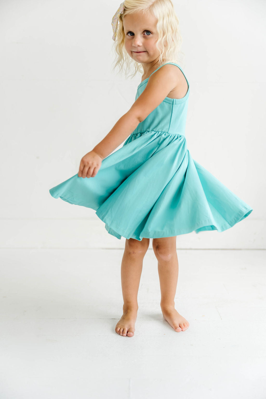 Camila Dress in Waterfall dress Ollie Jay   