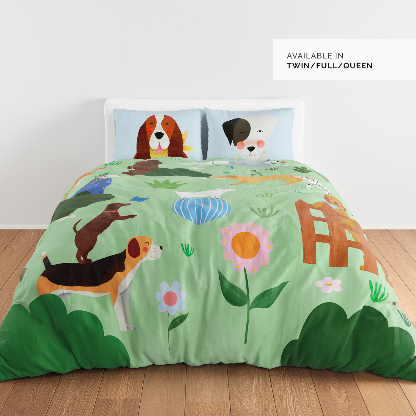 At The Dog Park Duvet & Pillowcase Big Kid Bedding Rookie Humans   