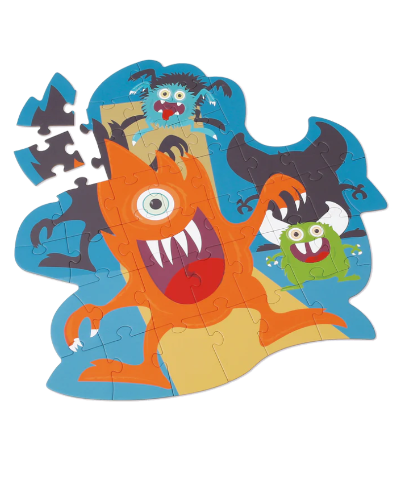 Dam Toys Scratch Contour Monsters Puzzle