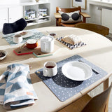 Placemat Triangle - 2 Pcs/Pack - Light Grey